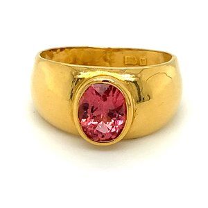 Certified Mahenge Spinel 2.00ct Solid 22K AU Ring